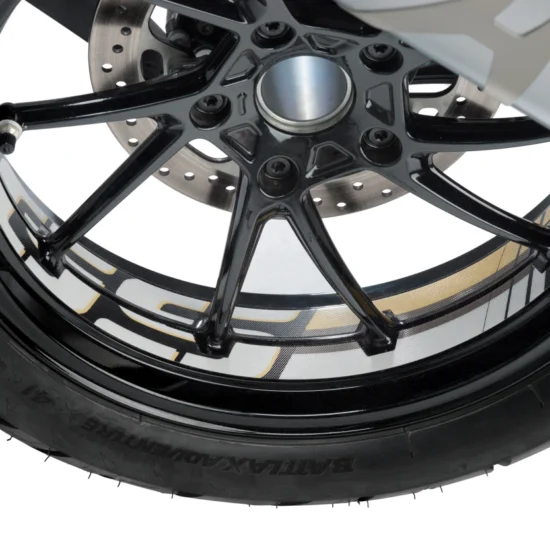 Liserets de jantes en arc GS PUIG (Or) pour BMW R 1200 GS (13-18)/ R 1250 GS (18-24)