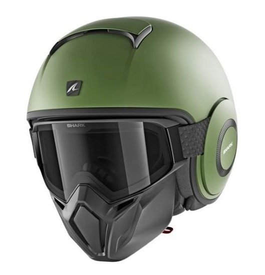 Casque SHARK Street Drak Blank Mat (Kaki Mat)