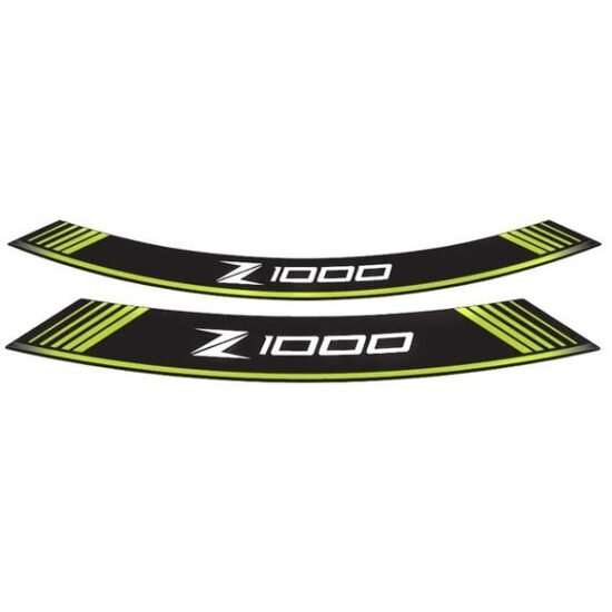 Liserets de jantes en arc PUIG X8 KAWASAKI Z 1000 (Vert)