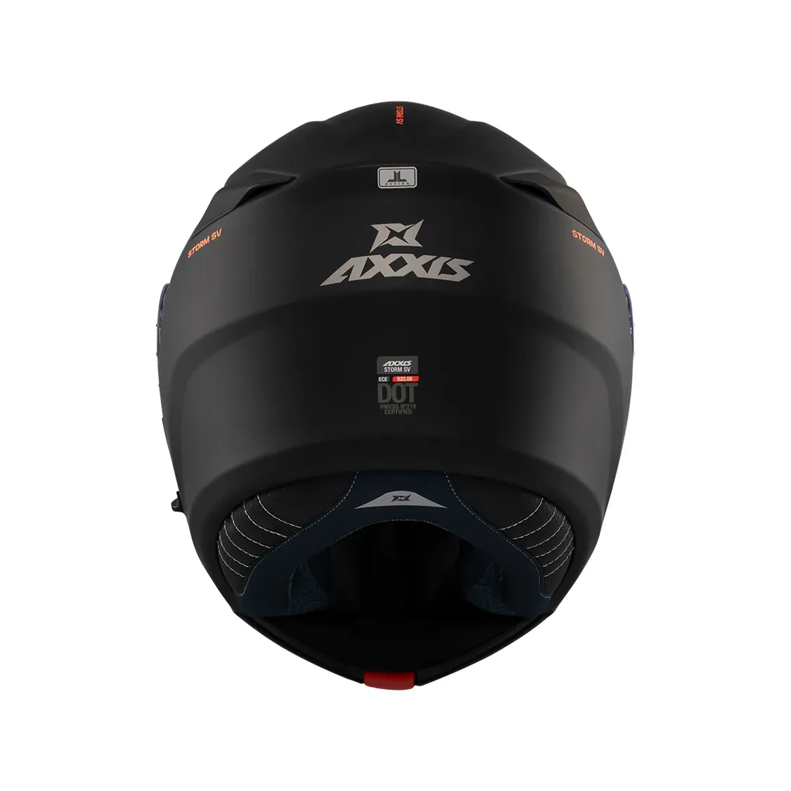 Casque AXXIS Storm S SV Solid A1 (Matt Black) – Image 5