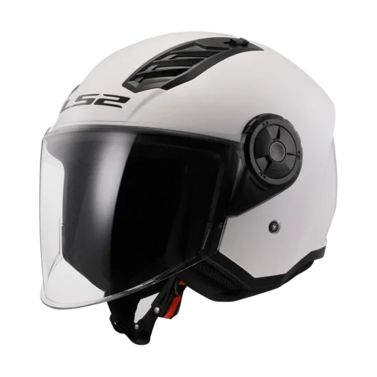 Casque LS2 Airflow II Solid (Gloss White)
