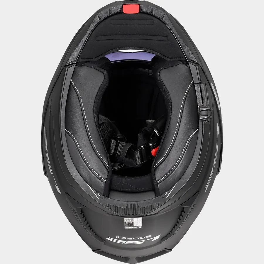 Casque LS2 Scope II Solid (Matt Black) – Image 7