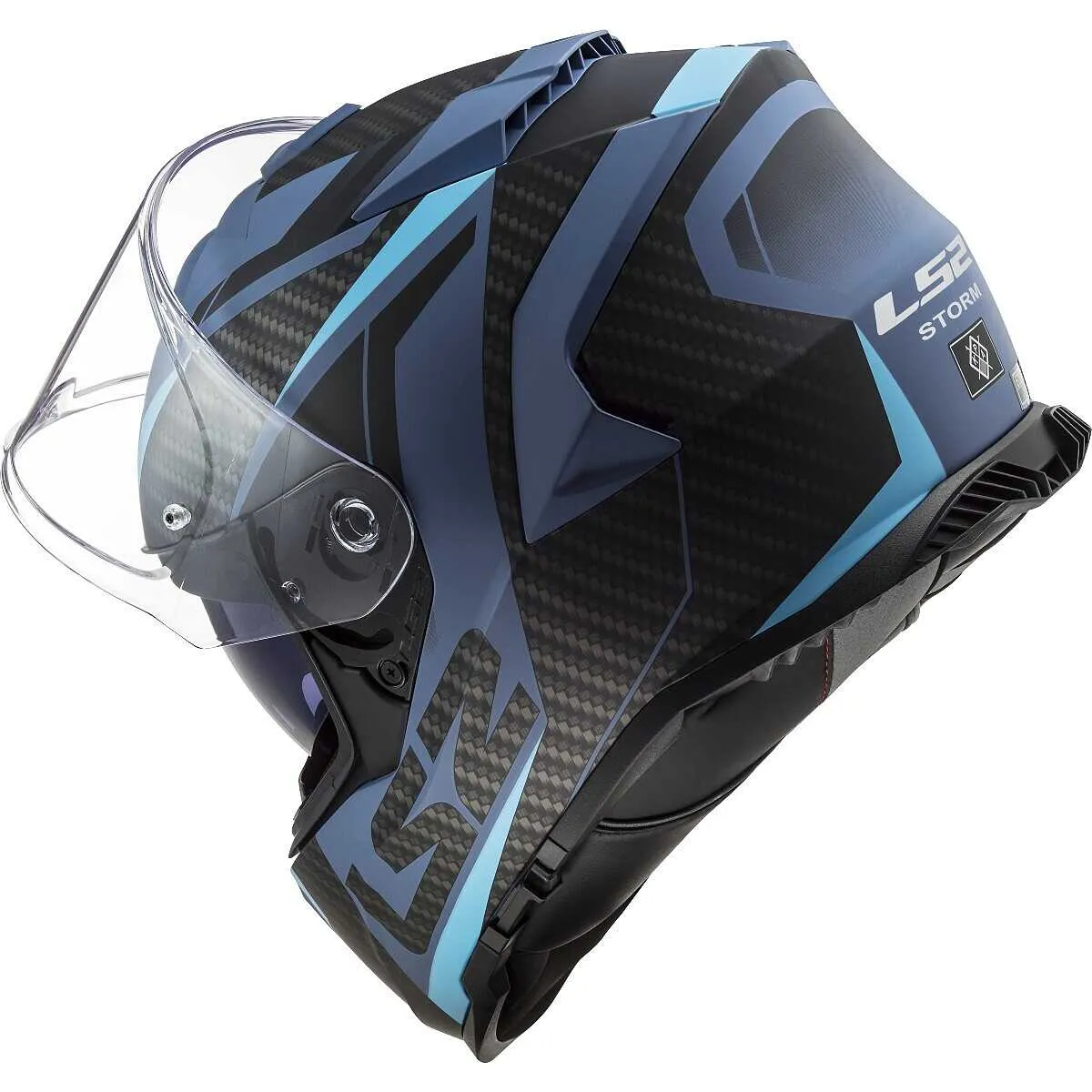 Casque LS2 Storm 2 Racer (Matt Blue) – Image 6