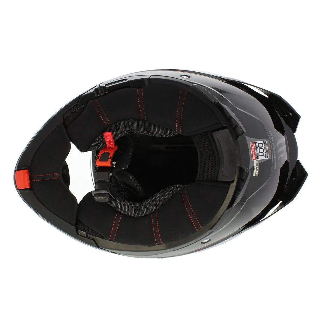 Casque MT Atom 2 SV Solid A1 (Gloss Black) – Image 7