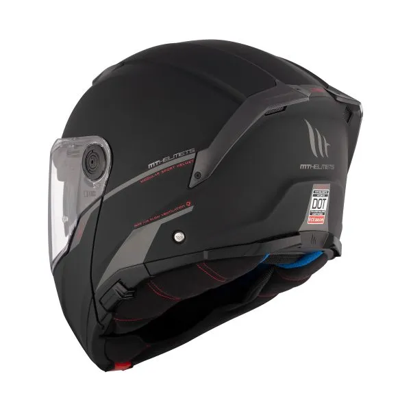Casque MT Atom 2 SV Solid A1 (Matt Black) – Image 4