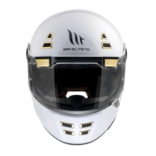Casque MT Jarama Solid Gloss (Pearl White) – Image 2
