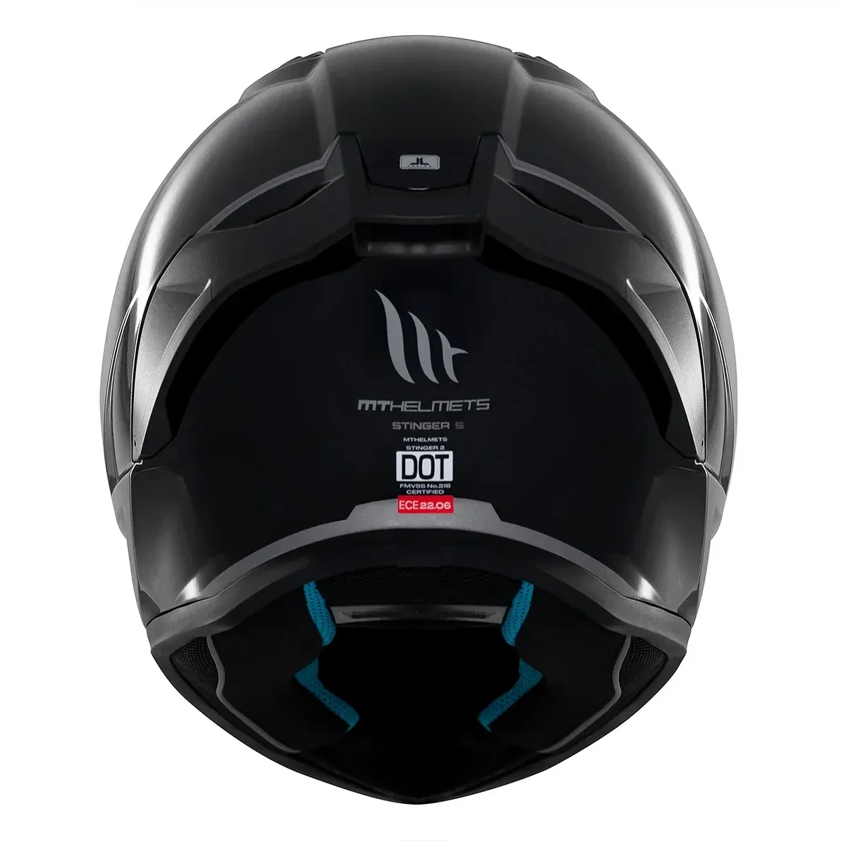 Casque MT Stinger 2 Solid A11 Gloss Black – Image 4