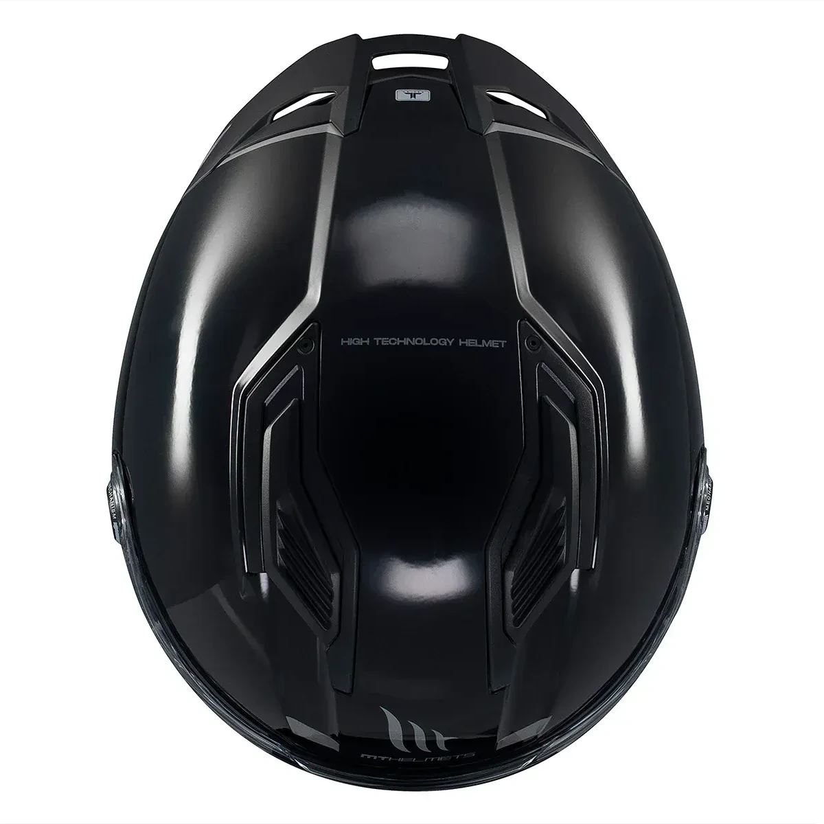 Casque MT Stinger 2 Solid A11 Gloss Black – Image 3