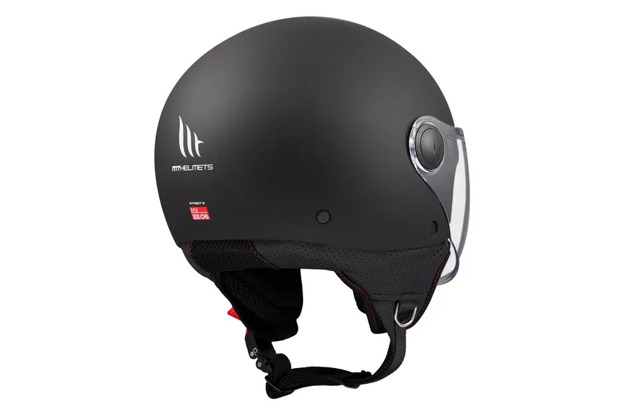 Casque MT Street S Solid A1 (Matt Black) – Image 4
