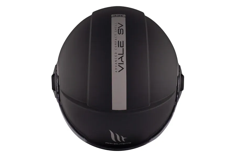 Casque MT Viale SV S Solid A1 (Matt Black) – Image 3