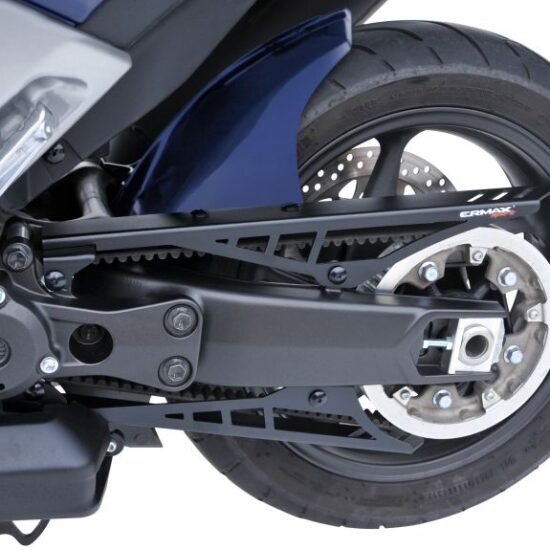 Garde boue arrière en 2 parties Noir Satin ERMAX pour Yamaha T-Max DX/SX (17-19)