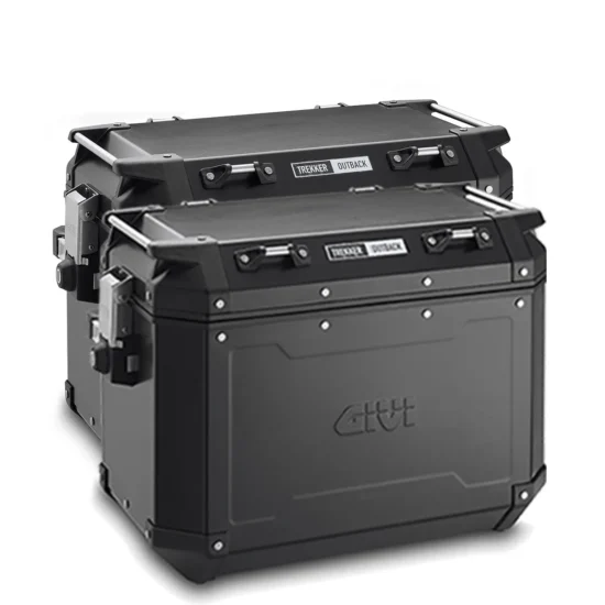 Paire de valises latérales GIVI Trekker Outback Black Line OBKN37BPACK2