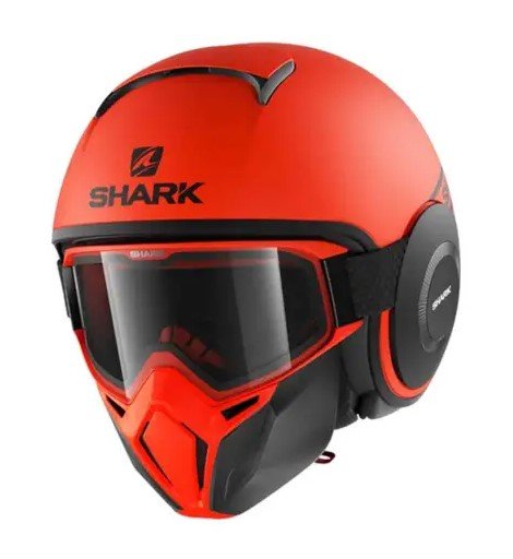 Casque SHARK Street Drak Neon Serie Mat (Orange/Noir)