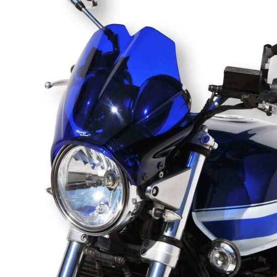 Saute Vent Universel Noir Clair ERMAX Flymax pour Honda CB 900 F Hornet