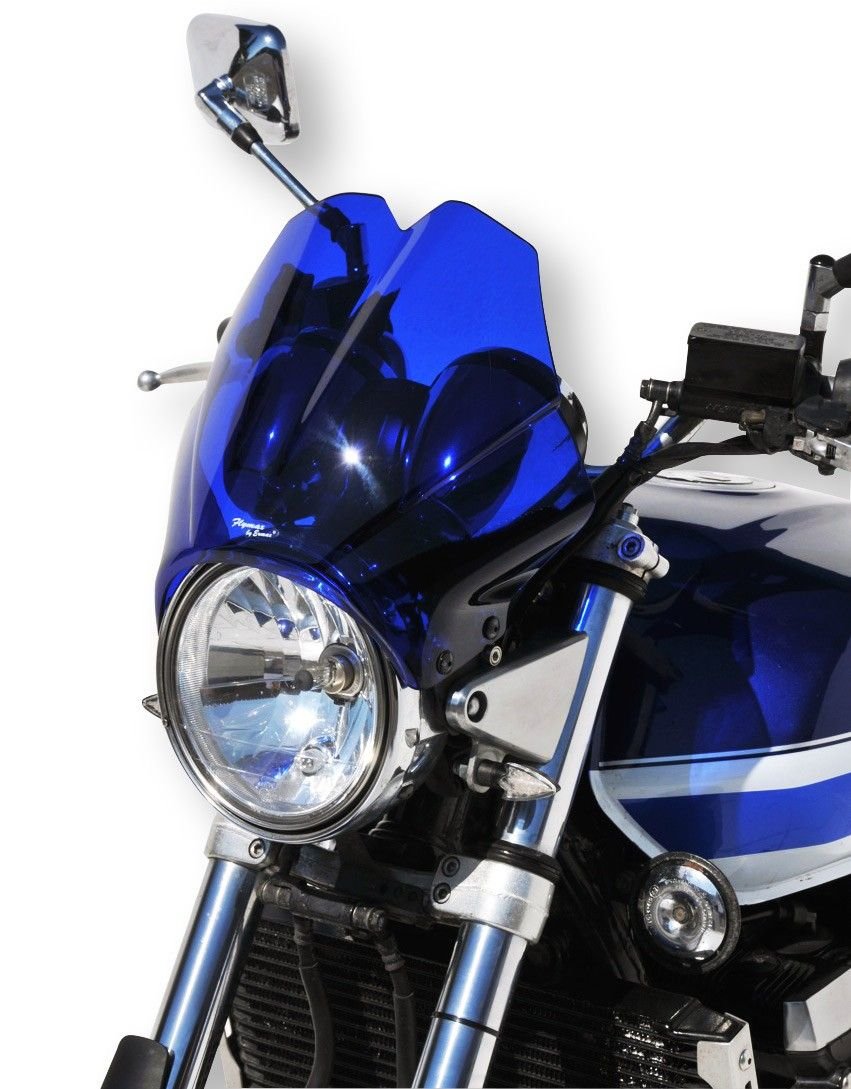 Saute Vent Universel Noir Clair ERMAX Flymax pour Honda CB 900 F Hornet