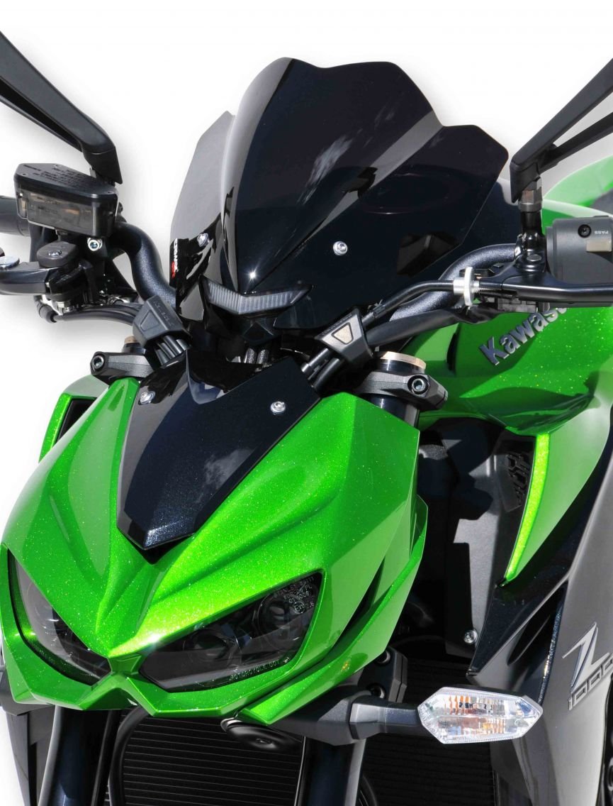 Saute Vent Noir Clair ERMAX Sport pour Kawasaki Z 1000 (14-20)