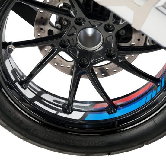 Liserets de jantes en arc GS PUIG (Noir) pour BMW R 1200 GS (13-18)/ R 1250 GS (18-24)