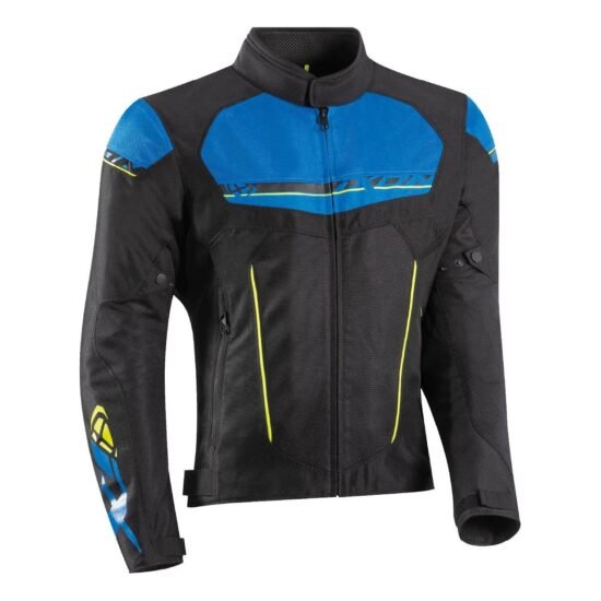 Blouson IXON T-Rex (Noir/Bleu/Jaune)