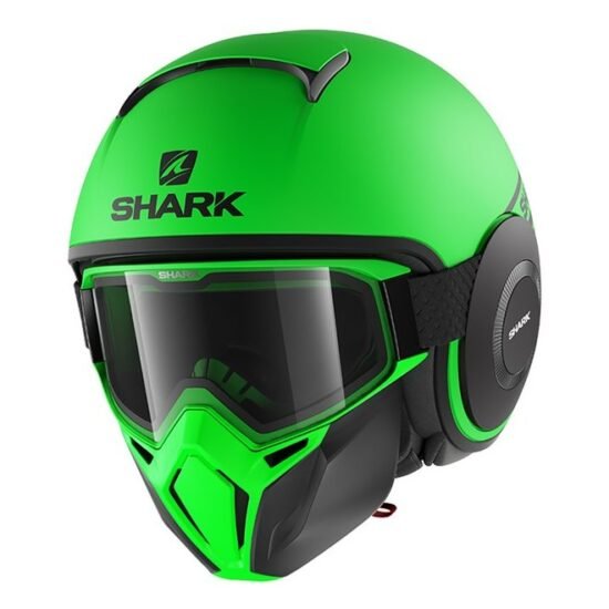 Casque SHARK Street Drak Neon Serie Mat (Vert/Noir)