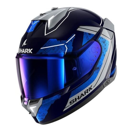 Casque SHARK Skwal i3 Rhad (Bleu/Gris/Noir)