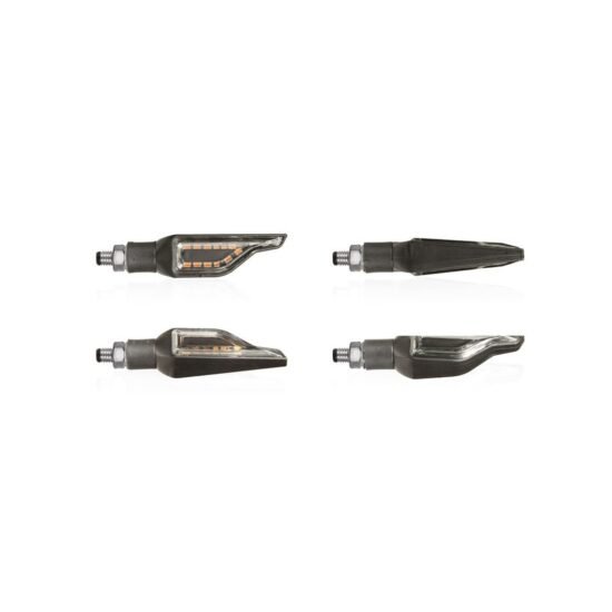 Clignotants à LED CHAFT Addict (Noir/Fumé)