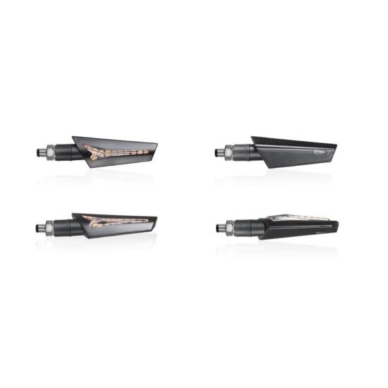 Clignotants à LED CHAFT Harper (Noir/Fumé)