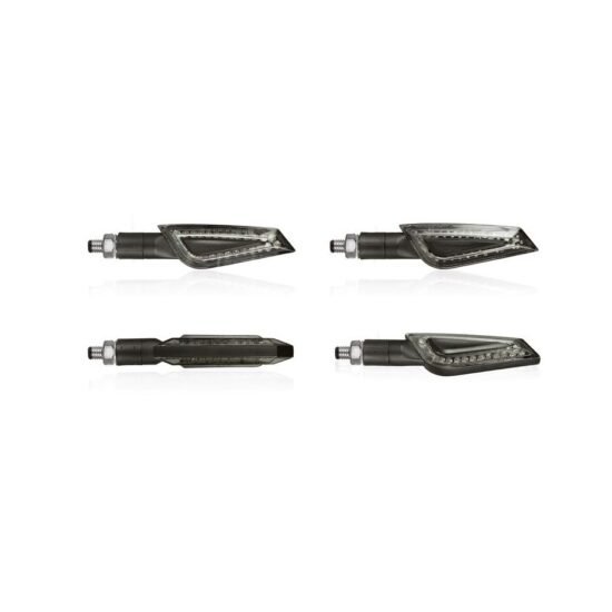 Clignotants à LED CHAFT Shelter (Noir/Fumé)