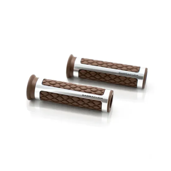 Poignées BARRACUDA Classic (Marron/Argent)