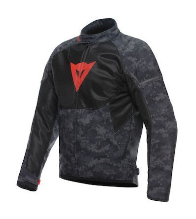 Blouson DAINESE Ignite Air (Camo Gris/Noir/Rouge Fluo)