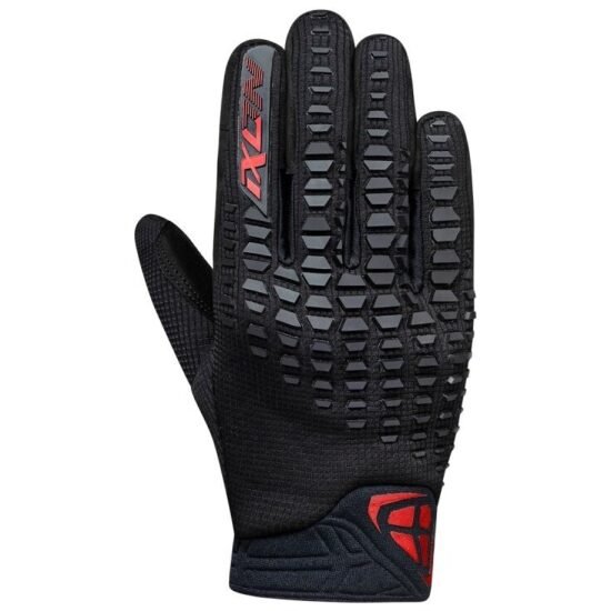 Gants IXON Oregon (Noir/Rouge Vif)