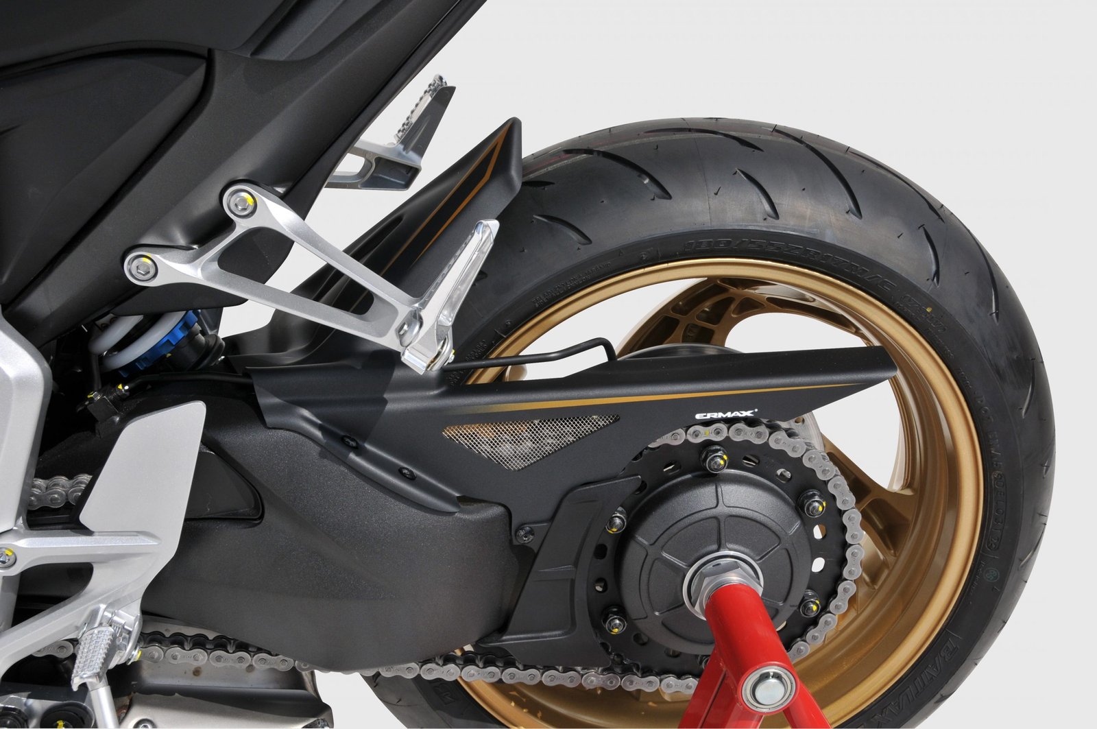 Garde boue arrière Noir Satin ERMAX pour Honda CB 1000 R (08-17)