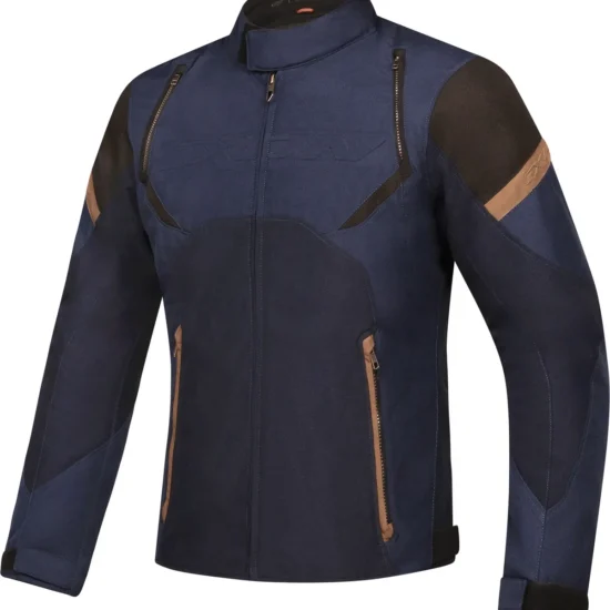 Blouson IXON Striker Retro (Noir/Navy/Marron)