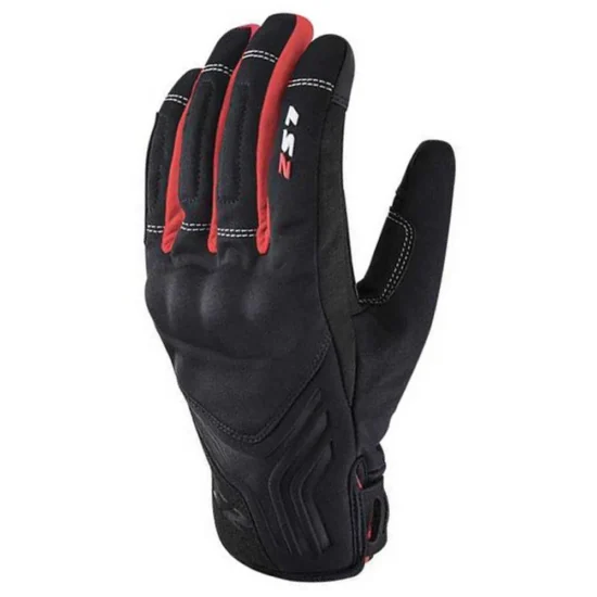 Gants LS2 Jet 2 (Noir/Rouge)