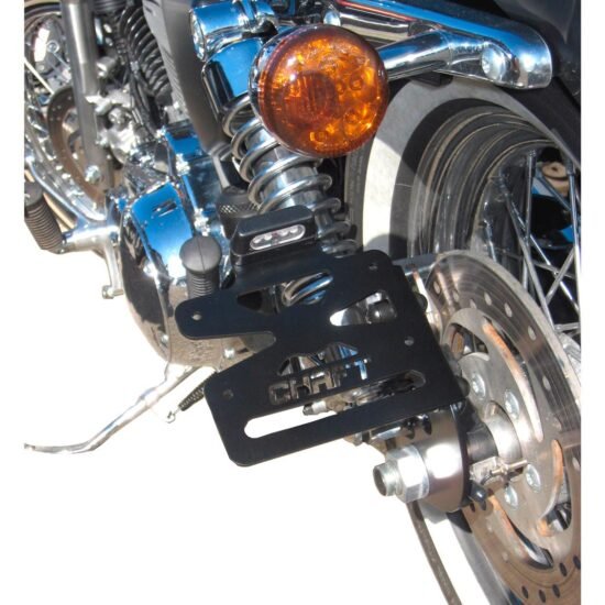 Support de Plaque Latéral CHAFT UL721 pour HARLEY / INDIAN / YAMAHA (XV 950/SCR 950)