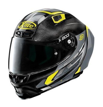 Casque X-LITE X-803 RS Ultra Carbon Skywarp (Noir/Gris/Jaune)