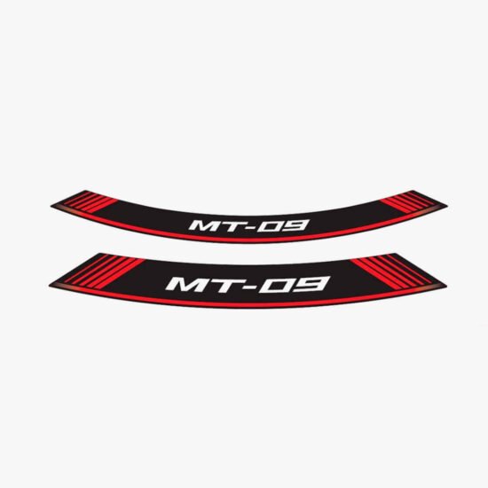 Liserets de jantes en arc PUIG X8 YAMAHA MT-09 (Rouge)