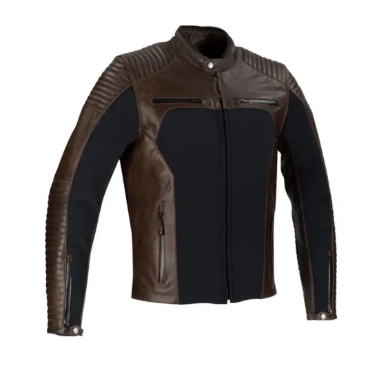 Blouson BERING Rex (Noir/Marron)