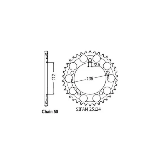 Couronne SIFAM 25124CZ43