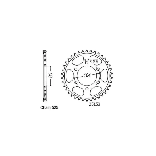 Couronne SIFAM 25158CZ42